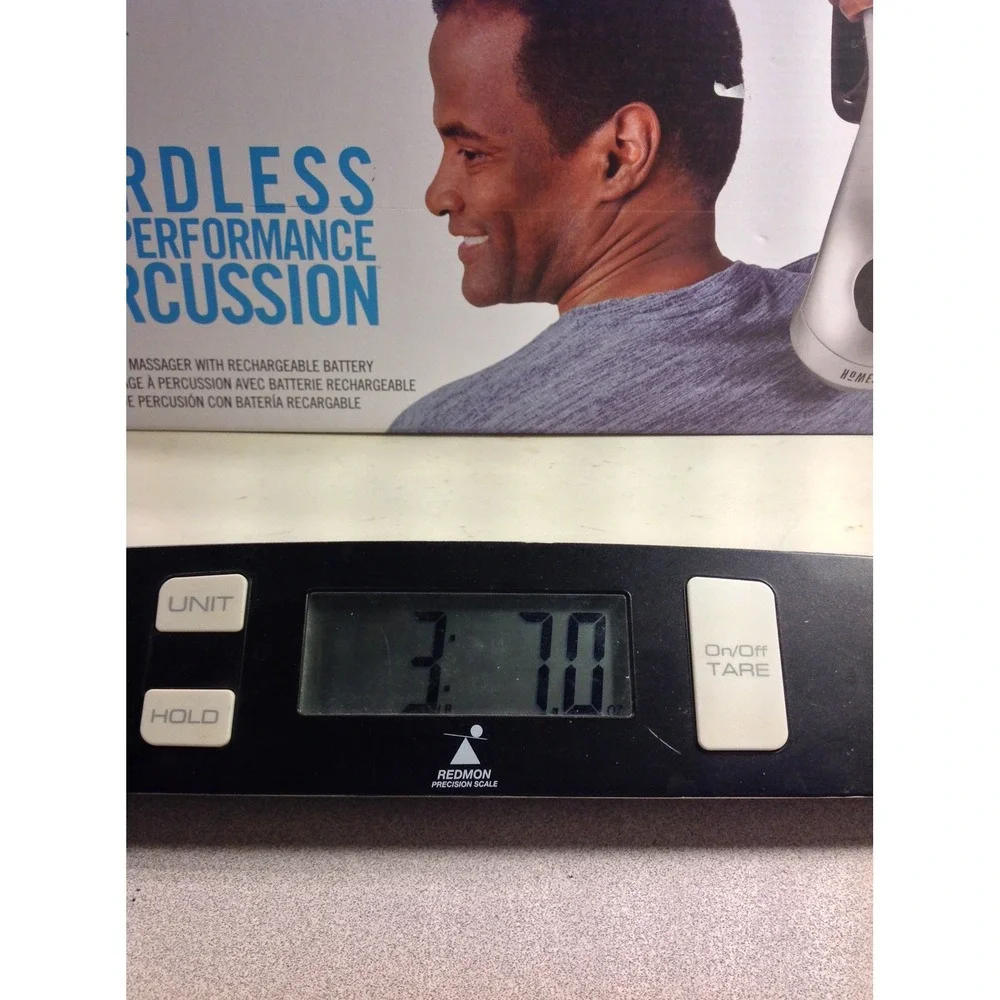Homedics Cordless Pro Performance Percussion Massager Silver Black HHP-425